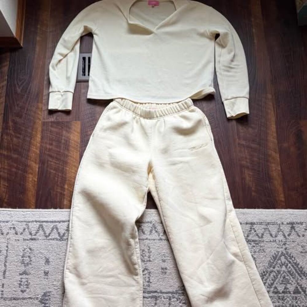 Small Edikted Yellow women’s Sweat Set